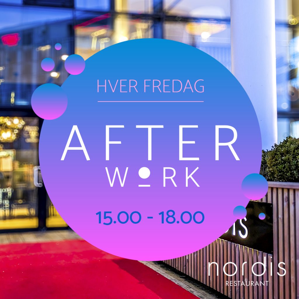 Afterwork på Nordis Restaurant i Svolvær, hver fredag fra 15.00 - 18.00. God mat, god stemning.