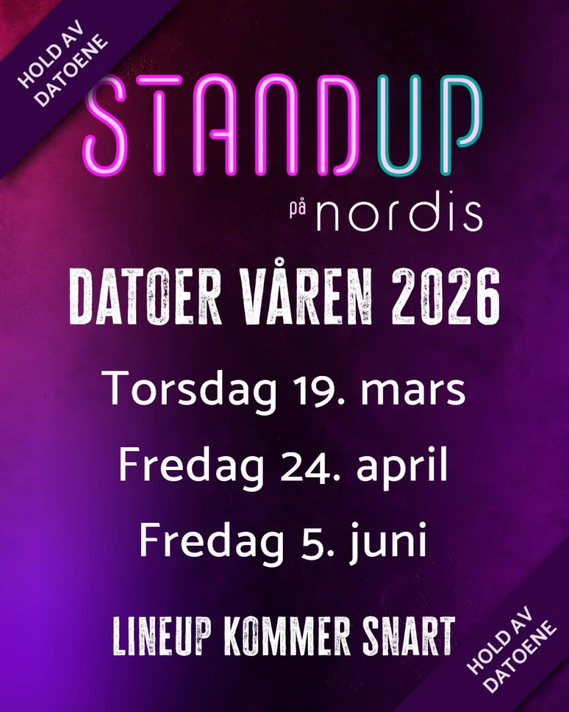 StandUp på Nordis våren 2026