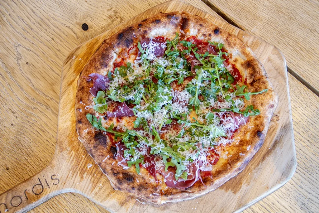 Pizza buffet at Nordis